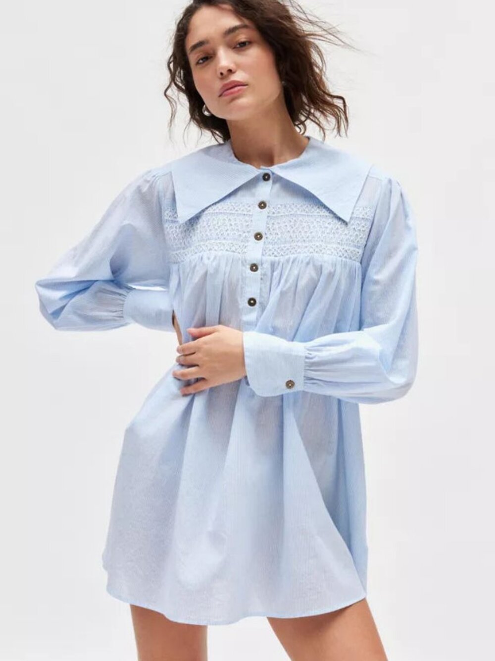 Kimchi Blue Melani Collared Mini Dress